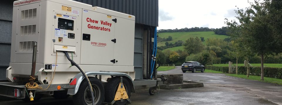 standby generator at yeo valley farms