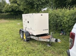 diesel generator at wedding event